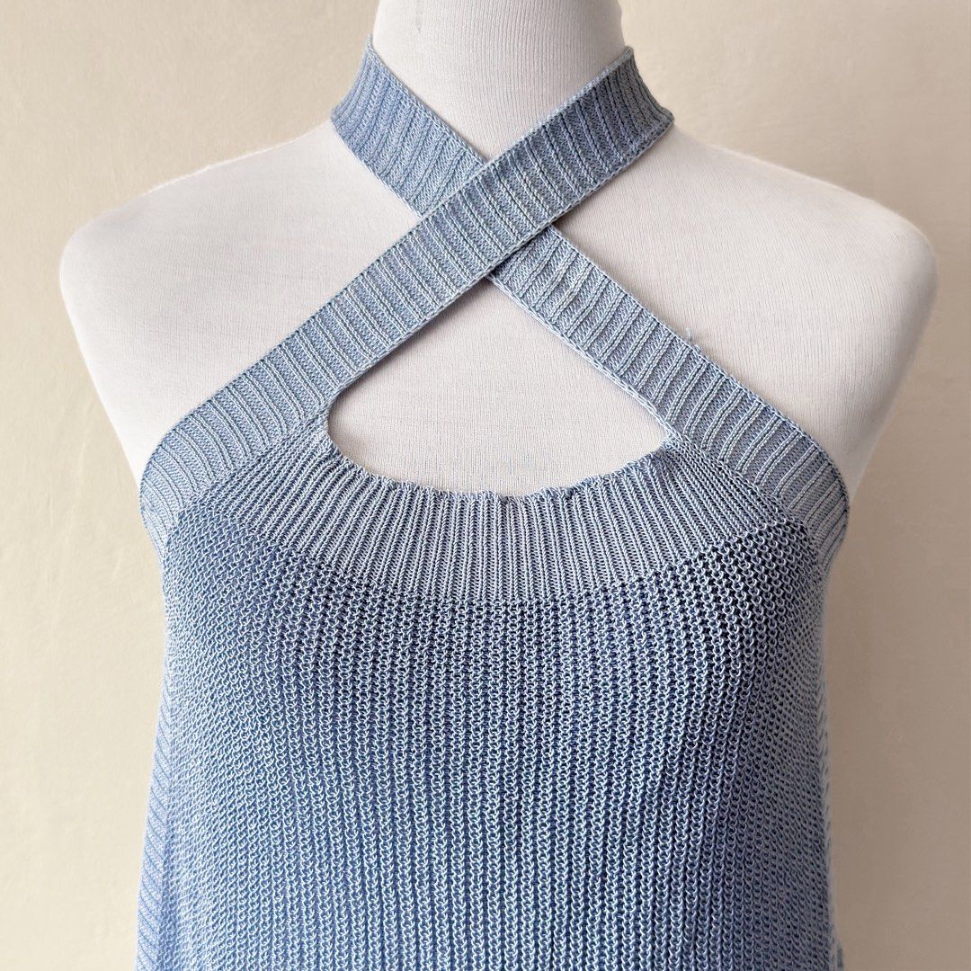 Zara Dusty Blue Knit Top (Category: Others Tops) located in Antipolo. Submitted by rosywardrobe (Listing ID 1460022551, Image 3). Description: Runs big! Small on tag but can fit M-L 🎀 MAKE READING A HABIT 🎀 • No order form, no reservation! • Strictly 1 day reservation • Payment first before order processing • No return, No exchange • Don’t make an offer if you’re not 100% sure • No shipping every weekends — PAYMENT CHANNELS — • GCash • Gotyme •