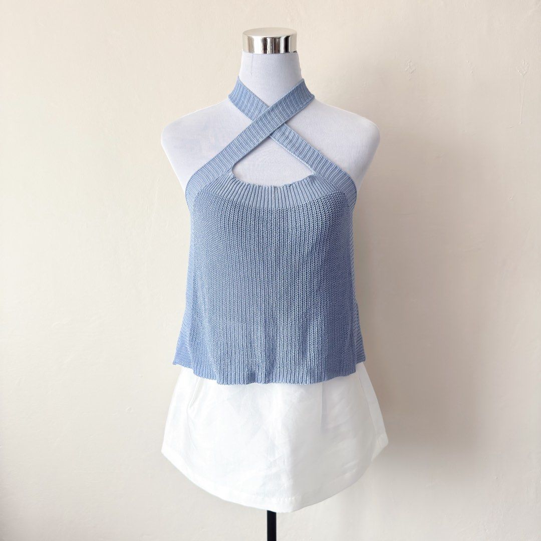 Zara Dusty Blue Knit Top (Category: Others Tops) located in Antipolo. Submitted by rosywardrobe (Listing ID 1460022551, Image 1). Description: Runs big! Small on tag but can fit M-L 🎀 MAKE READING A HABIT 🎀 • No order form, no reservation! • Strictly 1 day reservation • Payment first before order processing • No return, No exchange • Don’t make an offer if you’re not 100% sure • No shipping every weekends — PAYMENT CHANNELS — • GCash • Gotyme •