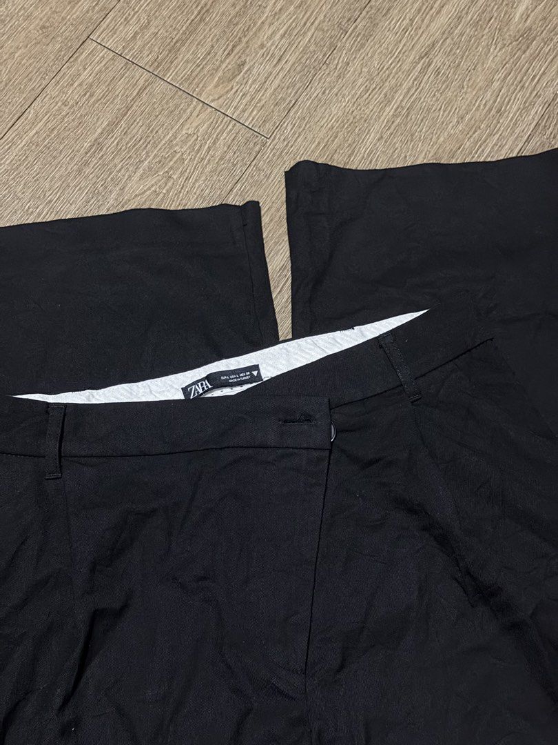 Zara slacks pants (Category: Other Bottoms) located in Quezon City. Submitted by iancatherine (Listing ID 1460062013, Image 2). Description: Zara slacks - W:32 L:43.