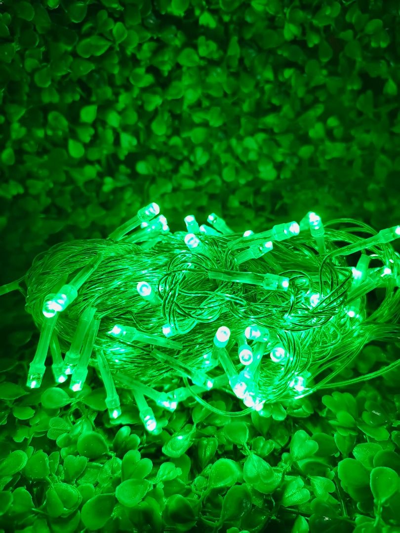 100LEDS Transparent String Lights (Category: Lighting) located in Manila. Submitted by glenndy_07 (Listing ID 1460171227, Image 3). Description: 100 LEDS Transparent String Lights Price: P195.00 Key Features: LED Count: 100 Length: 9meters Voltage: 220V Controller: Blinking or Steady Wire Colour: Transparent Certification: ICC Certified & Product Standard compliant Colours Available: White, Warm White, Yellow, Red, Green, Blue, Pink, Violet, Mult