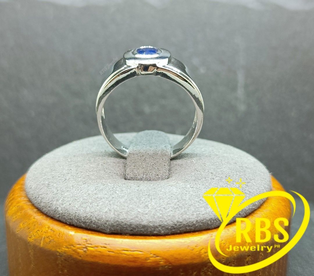 14k African Blue Sapphire Mens Ring (Category: Jewelry) located in Manila. Submitted by rbsjewelry (Listing ID 1460188784, Image 2). Description: 14k African Blue Sapphire Mens Ring - Made to Order - .81 Carat Approx Natural Sapphire - Unheated, Earth-Mined: Africa - Solid 14k White Gold Setting - Available in Emerald, Citrine, Garnet - Ruby, Rhodolite, Tourmaline, Opal - Topaz, Spessartite, Zircon, Peridot - Demantoid, Aquamarine, Sphene - Jadei