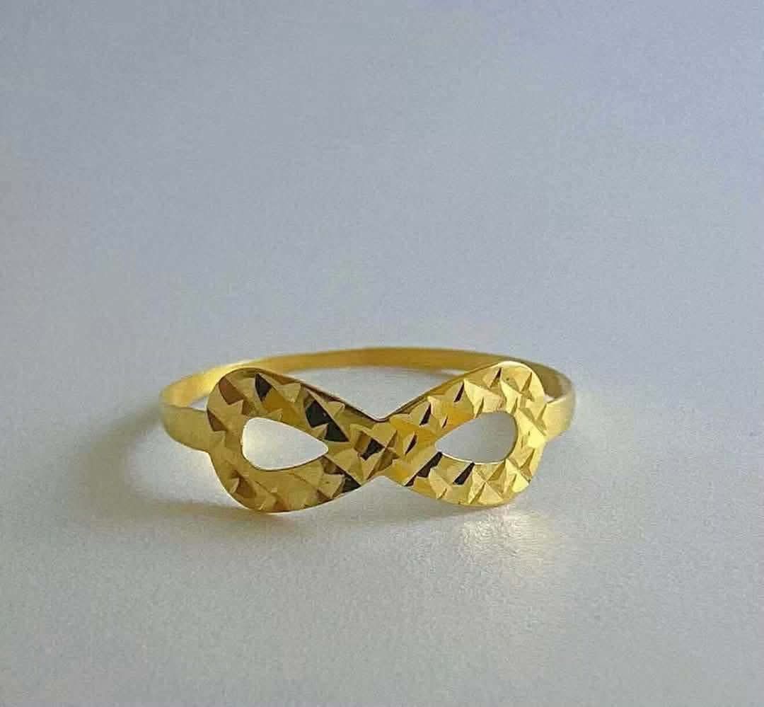 18K Saudi Gold Infinity Ladies Ring (Category: Rings) located in Caloocan City. Submitted by cheskhaionlinestore2.0 (Listing ID 1460161039, Image 2). Description: 18K Pure Saudi Gold Infinity Ring Size 6,7,8 ₱2500 only 📌 🍒 Pawnable/ Nasasangla💯 🍒 Brandnew 💯 🍒 Ship via JNT/ LBC 🍒 Lalamove for same day delivery 🍒 We accept COD COP with downpayment to avoid cancellation of orders ⚡ How to Order? Please feel free to message us directly 🙏🏻 C