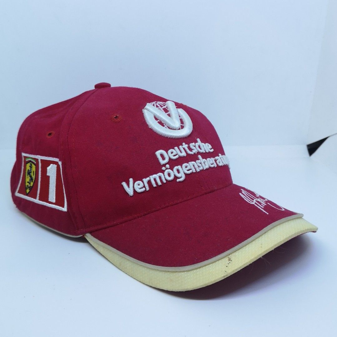 2005 Michael Schumacher Scuderia Ferrari Driver Cap (Category: Caps & Hats) located in Manila. Submitted by isko_sarisari (Listing ID 1460123607, Image 1). Description: Unused. Displayed only.