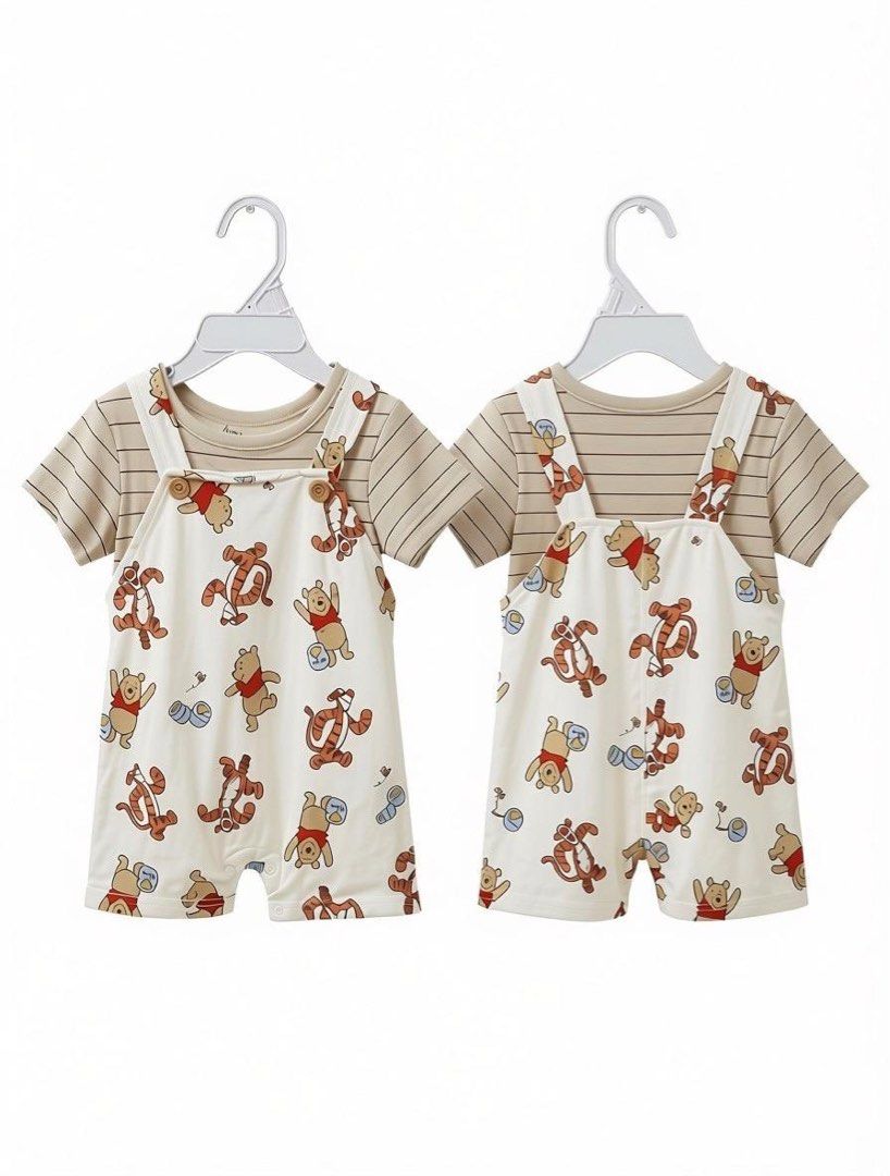 2pc Disney Baby Romper Set (Category: Babies & Kids Fashion) located in Manila. Submitted by bevdeguzman (Listing ID 1460209851, Image 3). Description: - Adorable Disney character baby romper sets - Available designs: Minnie Mouse, Winnie the Pooh, Mickey Mouse - Made with soft, comfortable fabric - Features convenient snap closures for easy diaper changes - Ideal for daily wear or special events.