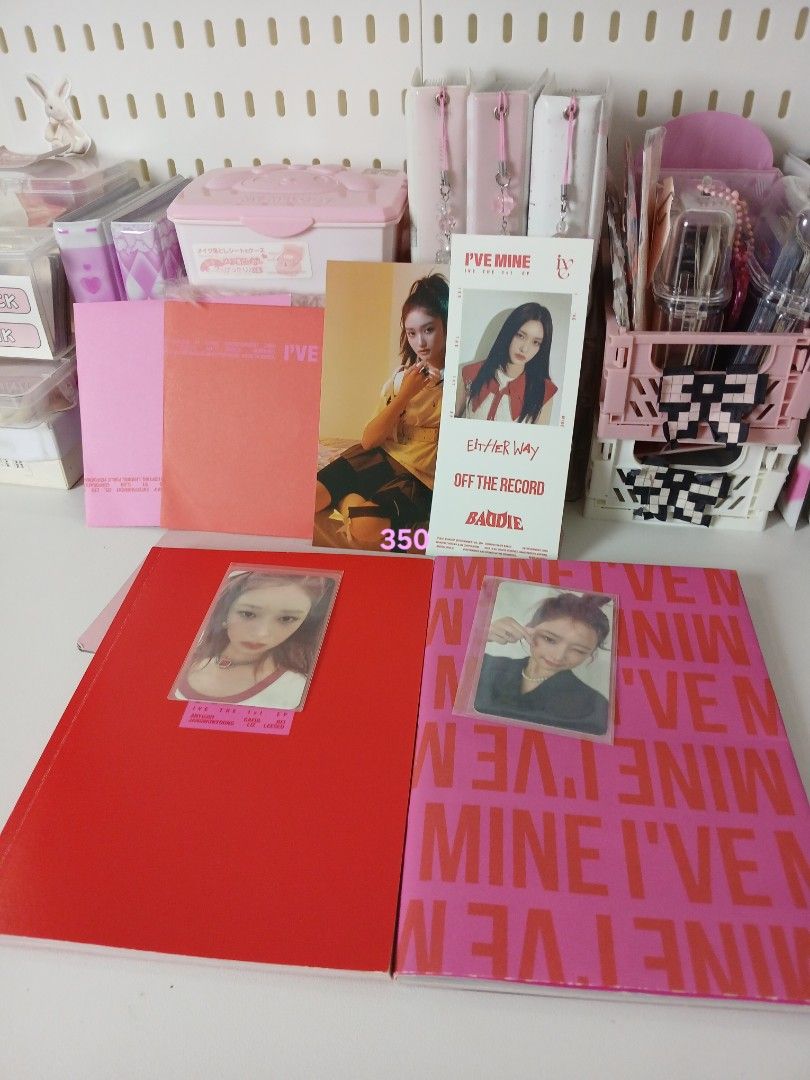 2pcs IVE I'VE MINE Album with pc (Category: CDs & DVDs) located in Mabalacat. Submitted by Jackikay.PreLoved (Listing ID 1436913614, Image 1). Description: OFF THE RECORD AND EITHER WAY ⚠️ NOT FOR SENSITIVE BUYERS ⚠️ FREE SHIPPING Unsealed K-pop albums. Have defects, marks, or wear & tear. Some inclusions are missing already. What you see is what you get. Strictly for those who don’t mind flaws and incomplete sets..