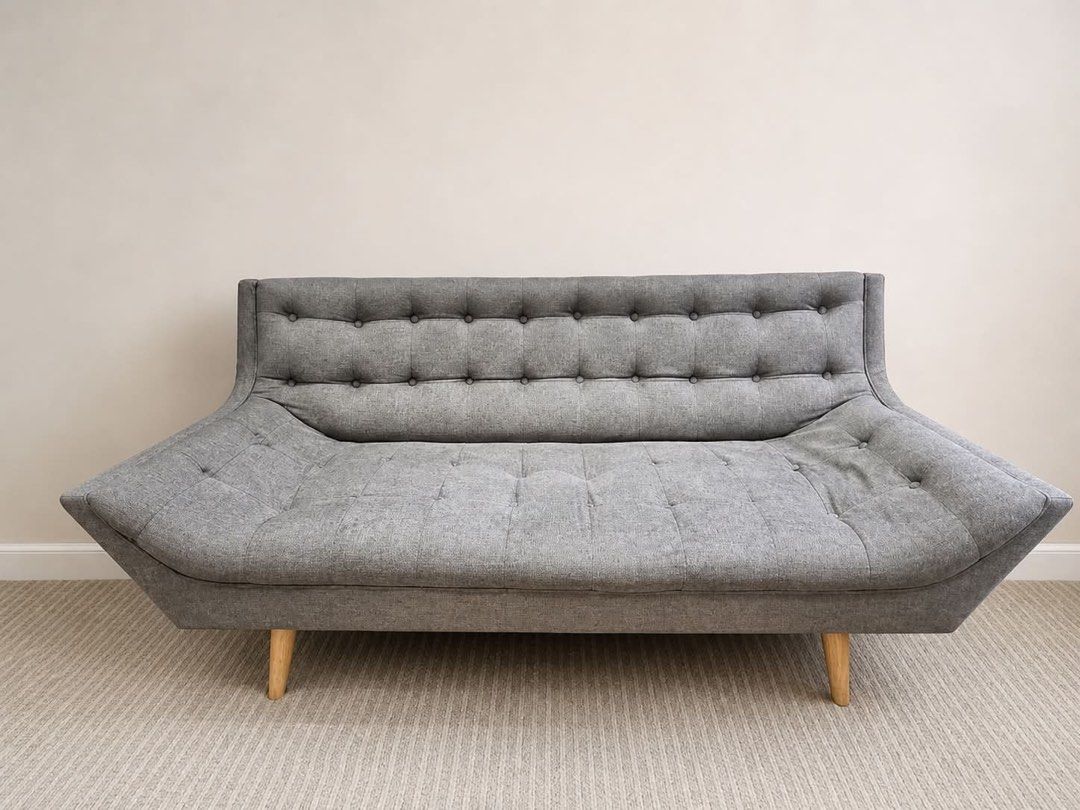 3-4 Seater Sofa Fabric (Category: Sofas) located in Manila. Submitted by russelldargantes13 (Listing ID 1460107236, Image 2). Description: Selling my 3-4 seater fabric sofa, second picture is AI generated for better appreciation Pick up only!.