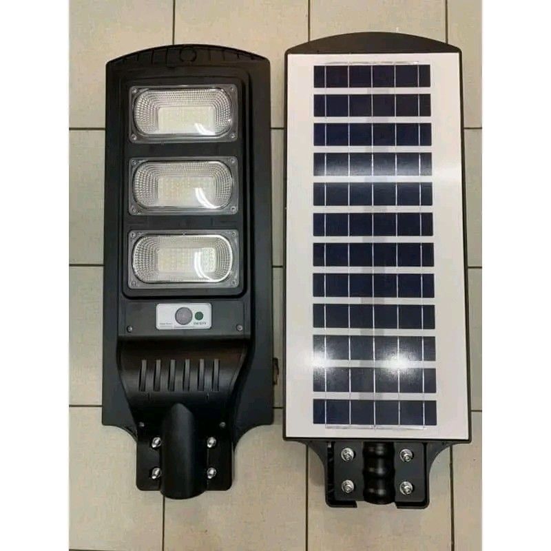 8000W Solar Street Light with Remote Control (Category: Lighting) located in Manila. Submitted by marvieobordo (Listing ID 1460203281, Image 2). Description: - Super bright solar street light - 240 LED lamp beads for powerful illumination - Built-in motion sensor for smart lighting - IP67 waterproof rating, perfect for all weather conditions - Comes with a remote control and mounting arm - Easy to install for hassle-free outdoor lighting.