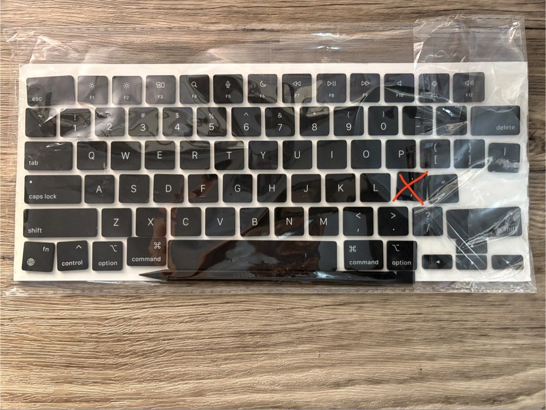 A2681 US Keyboard Replacement (2 used keys) (Category: Computer Keyboard) located in Rizal. Submitted by bfintal (Listing ID 1460158577, Image 2). Description: Originally bought at ₱500 - Replacement keyboard set for MacBook A2681 US models. Class A - No “:” and no “return” key - Comes with a crowbar tool for easy installation. - Perfect for repairing a damaged or worn-out keyboard. .
