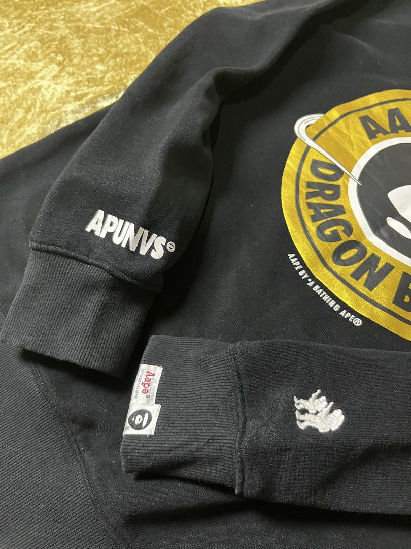 Aape X Dragonballs swear (Category: Coats, Jackets and Outerwear) located in Iloilo. Submitted by alwen_thrifting (Listing ID 1460296557, Image 2). Description: Dimension: 21x27 Color rate: 9.5/10 Excellent condition Flawless.