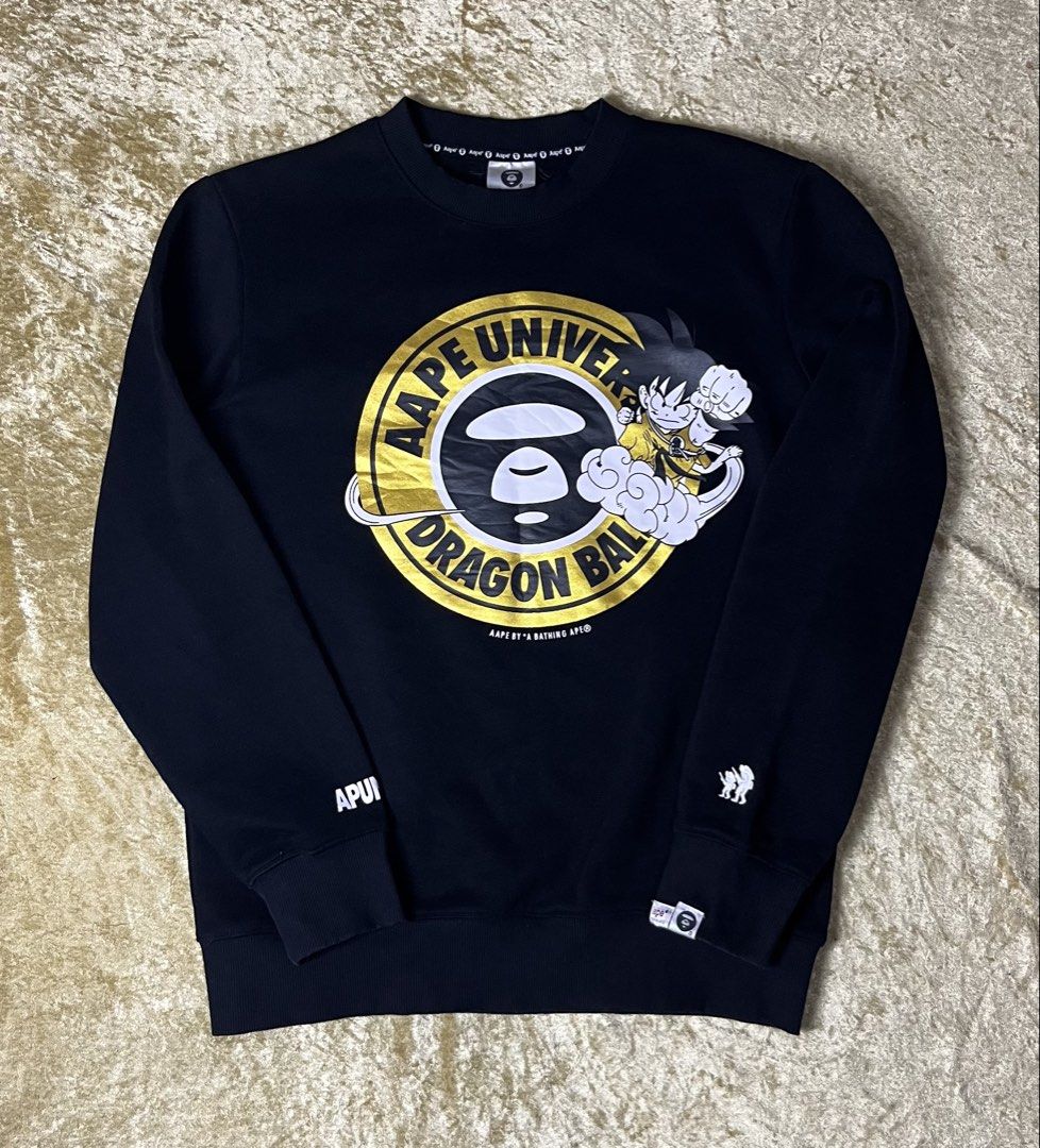 Aape X Dragonballs swear (Category: Coats, Jackets and Outerwear) located in Iloilo. Submitted by alwen_thrifting (Listing ID 1460296557, Image 1). Description: Dimension: 21x27 Color rate: 9.5/10 Excellent condition Flawless.