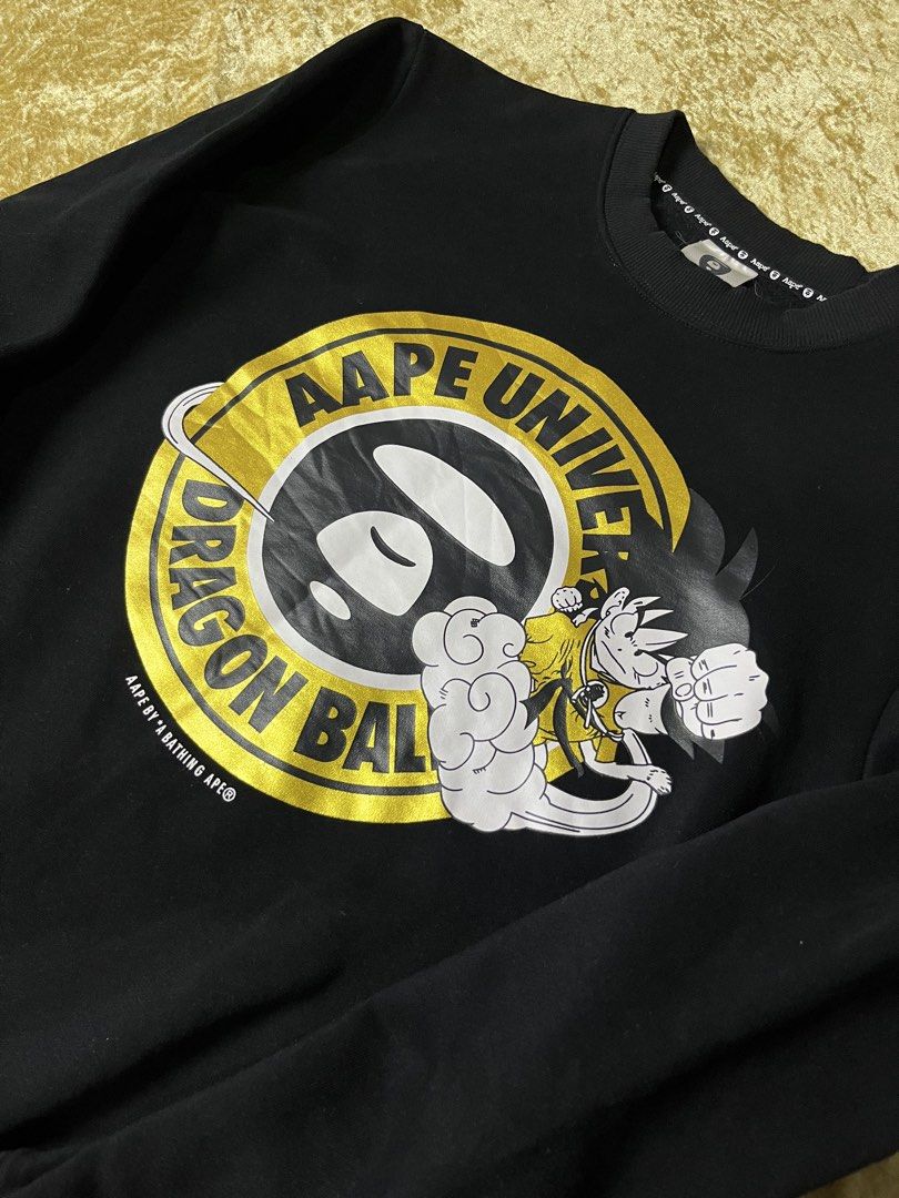 Aape X Dragonballs swear (Category: Coats, Jackets and Outerwear) located in Iloilo. Submitted by alwen_thrifting (Listing ID 1460296557, Image 3). Description: Dimension: 21x27 Color rate: 9.5/10 Excellent condition Flawless.