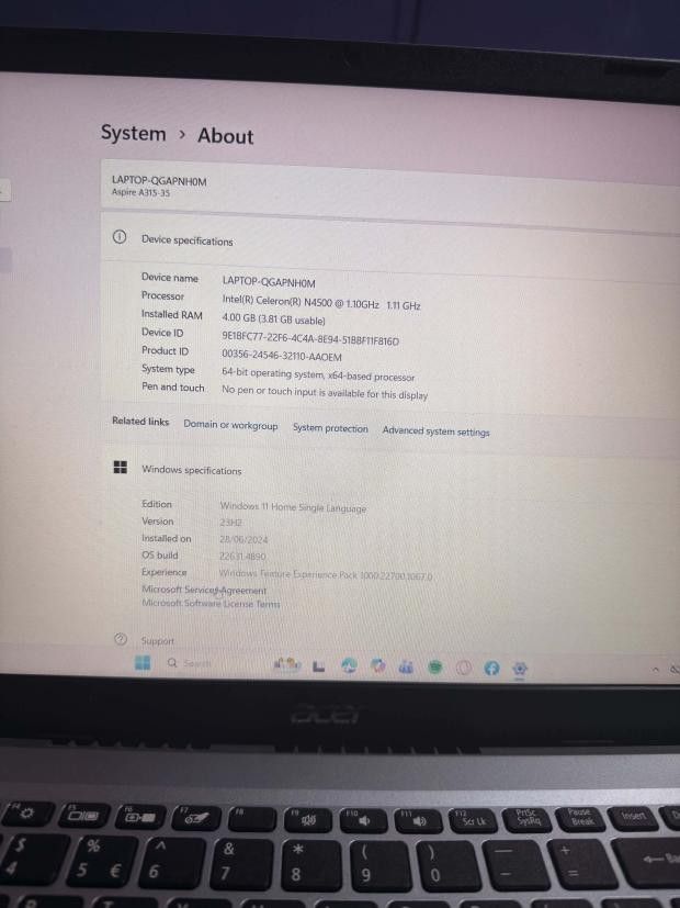acer laptop aspire 3 (Category: Laptops & Notebooks) located in Manila. Submitted by shin_atlantix (Listing ID 1460185132, Image 2). Description: 35k negotiable price pa Helping a friend Key Specifications Processor: 12th Gen Intel Core (options include i3-1215U, i5-1235U, or i7-1255U) Display: 15.6-inch Full HD (1920 x 1080) ComfyView LED-backlit TFT LCD Memory (RAM): 8GB DDR4 (upgradeable up to 32GB) Storage: 512GB NVMe SSD (with expansion supp