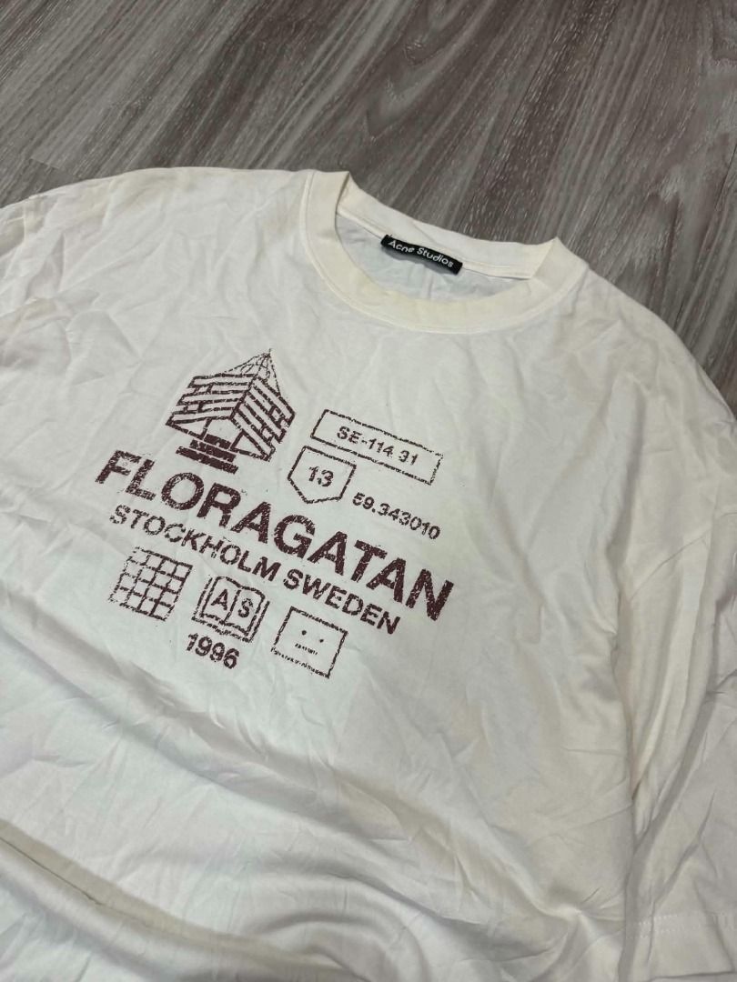 ACNE STUDIOS FLORAGATAN TEE (Category: Formal Shirts) located in Digos. Submitted by grailz.find (Listing ID 1460263949, Image 2). Description: ACNE STUDIOS AUTHENTIC CUT WASHTAG.