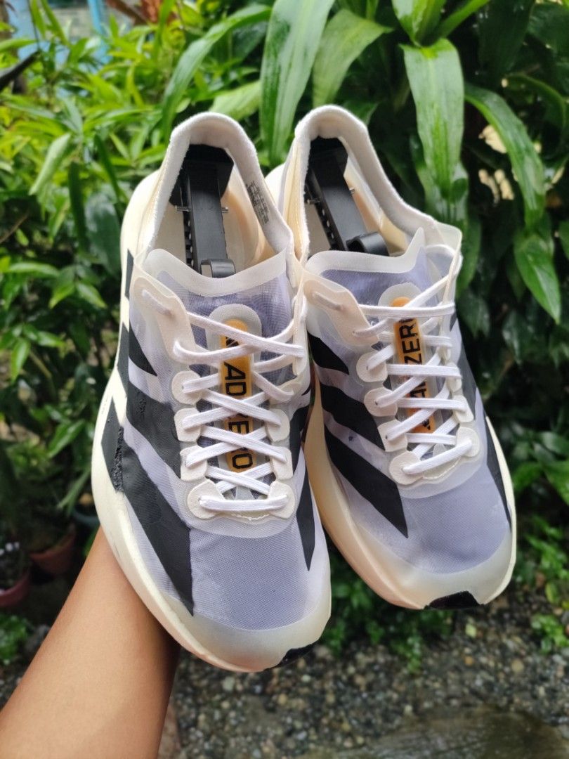 Adidas Adizero Adios Pro Evo 1 (Category: Sneakers) located in Malasiqui. Submitted by shoesyourbrand (Listing ID 1460118752, Image 3). Description: 𝗮𝗱𝗶𝗱𝗮𝘀 𝗔𝗱𝗶𝘇𝗲𝗿𝗼 𝗔𝗱𝗶𝗼𝘀 𝗣𝗿𝗼 𝗘𝘃𝗼 𝟭(AUTHENTIC/ORIGINAL) SIZE: US 8 MENS | EUR 41⅓ | 26CM GOOD CONDITION | REPAINTED LOGO/REGLUE PRICE: ₱𝟯,𝟮𝟵𝟵 FREE SHIPPING 🚛 📌NOTE: BAWAL SA MASELAN😇 PAYMENT FIRST BASIS MODE OF PAYMENT: GCASH, BANK TRANSFER COURIER SERVICE: J&T EXPRESS | DO