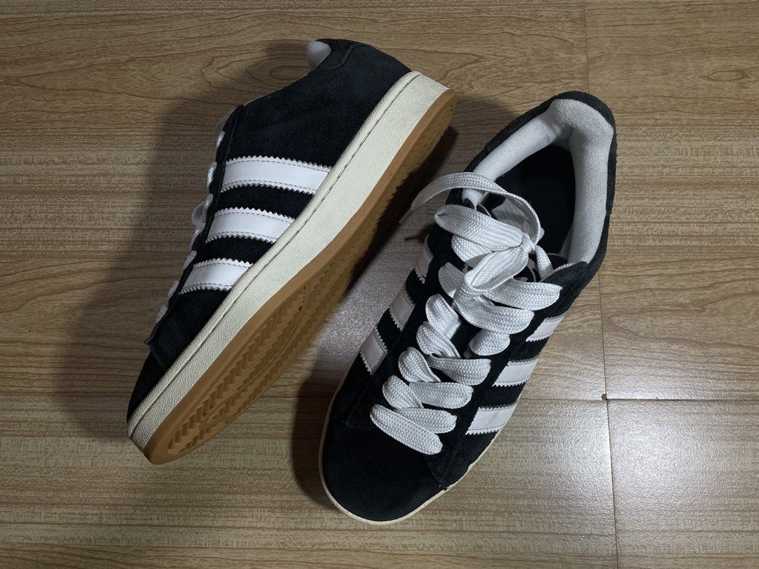 Adidas Campus 00s (Category: Sneakers) located in Taguig. Submitted by thriftdripph (Listing ID 1460182456, Image 2). Description: * Authentic 💯 * US 9.5 * OG Box + Extra Laces + 2 Tags * Freshly cleaned * No heel drag / No toe drag * Clean outsole * Minor yellowing/aging on white parts * ₱3,000 negotiable * 📍 Taguig.