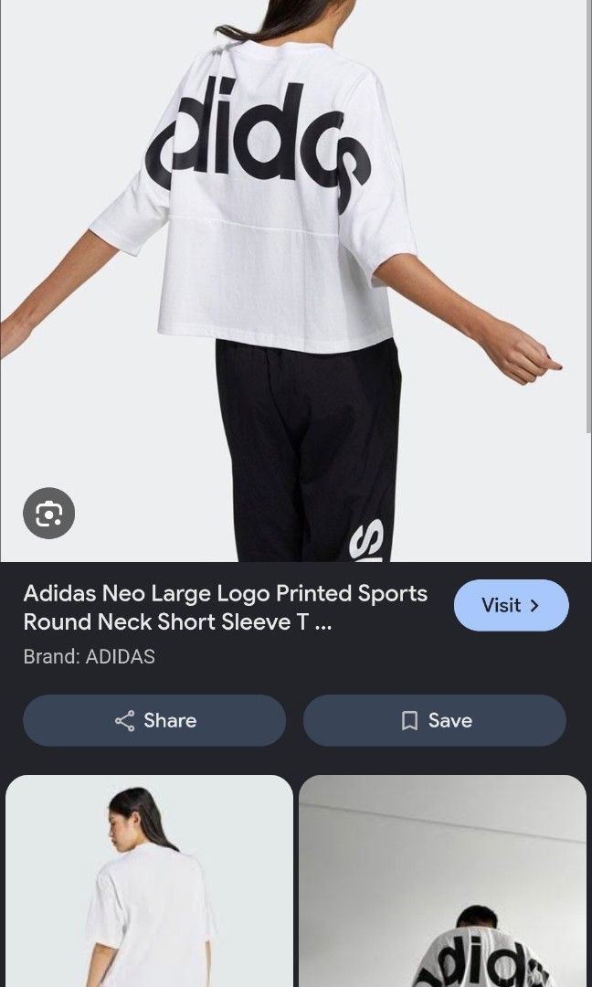 ADIDAS CROPTOP (freeshipping) (Category: Shirts) located in Quezon City. Submitted by gyl-stop (Listing ID 1460109497, Image 2). Description: freeshipping 22 x 21 excellent condi cr: 9.5/10 issue: none.