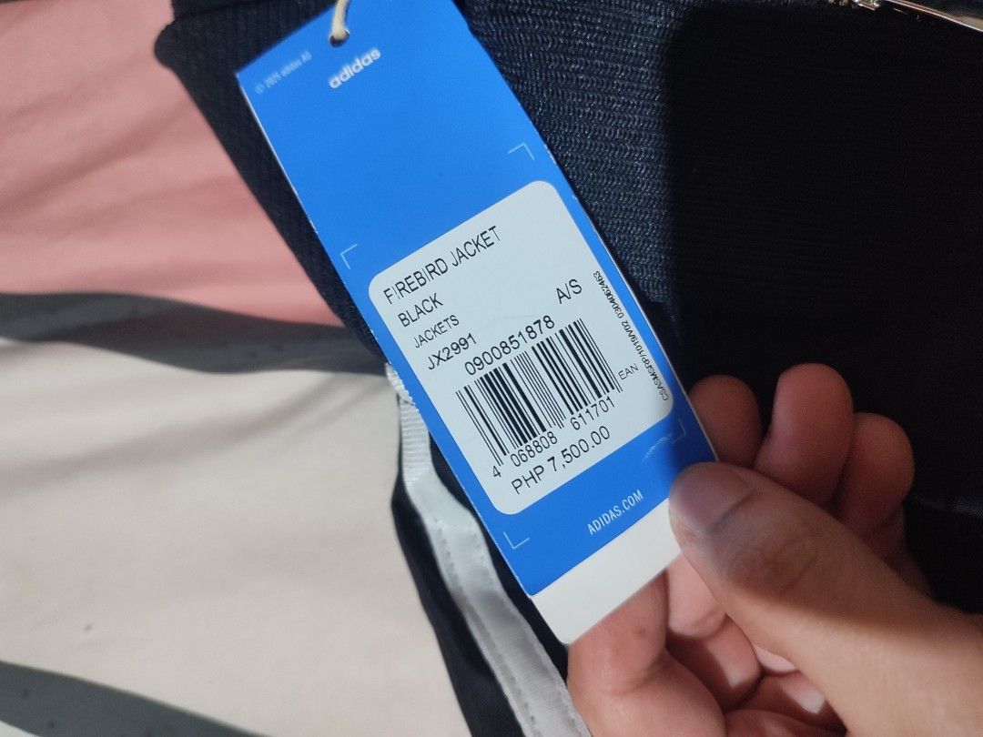 Adidas Firebird Jacket Black (Category: Coats, Jackets and Outerwear) located in Antipolo. Submitted by lanetatum (Listing ID 1460256376, Image 2). Description: - Adidas Firebird Jacket - Color: Black - Size: S (Asia fit) - Original Price: PHP 7,500 - Made in China - Ideal for casual wear.