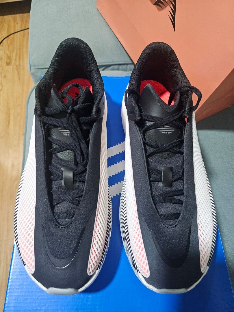 Adidas Hyperboost Running Shoes (Category: Sneakers) located in Manila. Submitted by edmgutierrez07 (Listing ID 1460301110, Image 2). Description: Bough last Aug 31, 2026, brand new, gift for me but I don't like the fit. Planning to buy a different pair after selling - Adidas Hyperboost shoes, EPHR - Color: White, Black, and Pink accents - Features breathable mesh upper - Chunky sole with Hyperboost technology for comfort and performance - Ideal 
