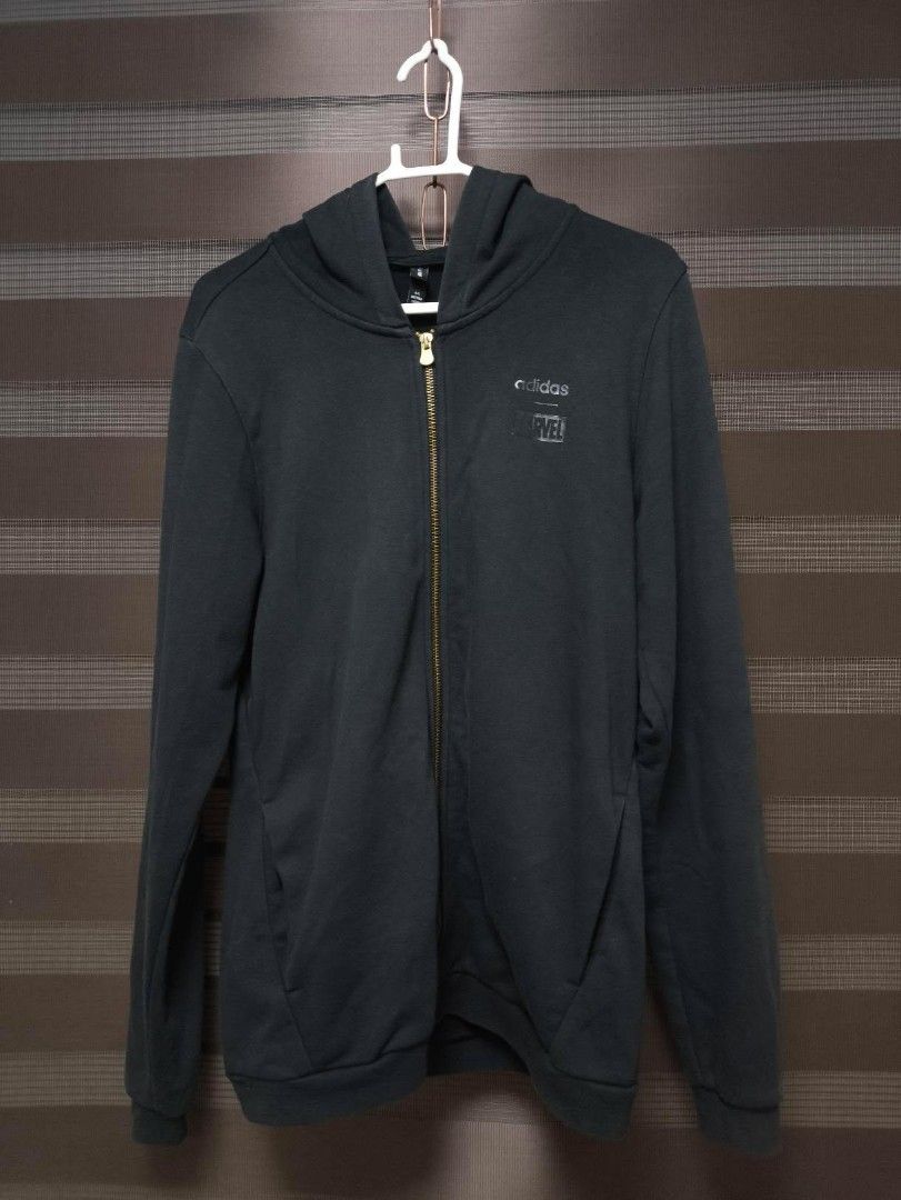 Adidas Preloved Hoodies (Category: Coats, Jackets and Outerwear) located in Imus. Submitted by macoydee22 (Listing ID 1460264657, Image 2). Description: 👑FOR SALE Sakto sa tag-lamig🥶 Adidas Softshell Activewear Jacket Sweatshirt - Navy Blue Size: XL Dimes: W 22 L 30 Excellent Condition No issue ✅Authentic Price: P500 Adidas China Pullover Hoodie - Red Size: Medium Dimes:W Excellent condition No issue ✅Authentic Price: 600 Adidas x Marvel " Blac