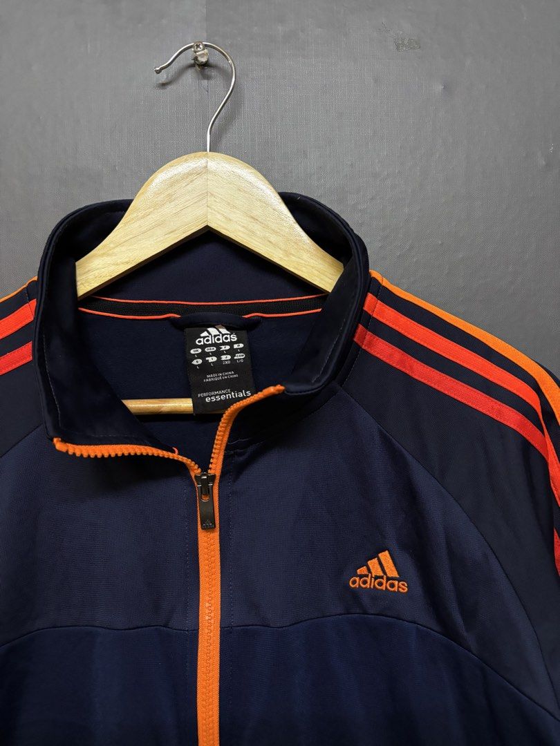 Adidas Track Jacket (Category: Coats, Jackets and Outerwear) located in Cavite. Submitted by staythrifted.23 (Listing ID 1460242856, Image 2). Description: Size : Large on 🏷️ X Large Best fit Dimes : Lenght 29 Width 23 Sleeve lenght 27 Condition : Like new Color rate : 10/10 Issue : None Loc. Cavite We ship nationwide Payment first .