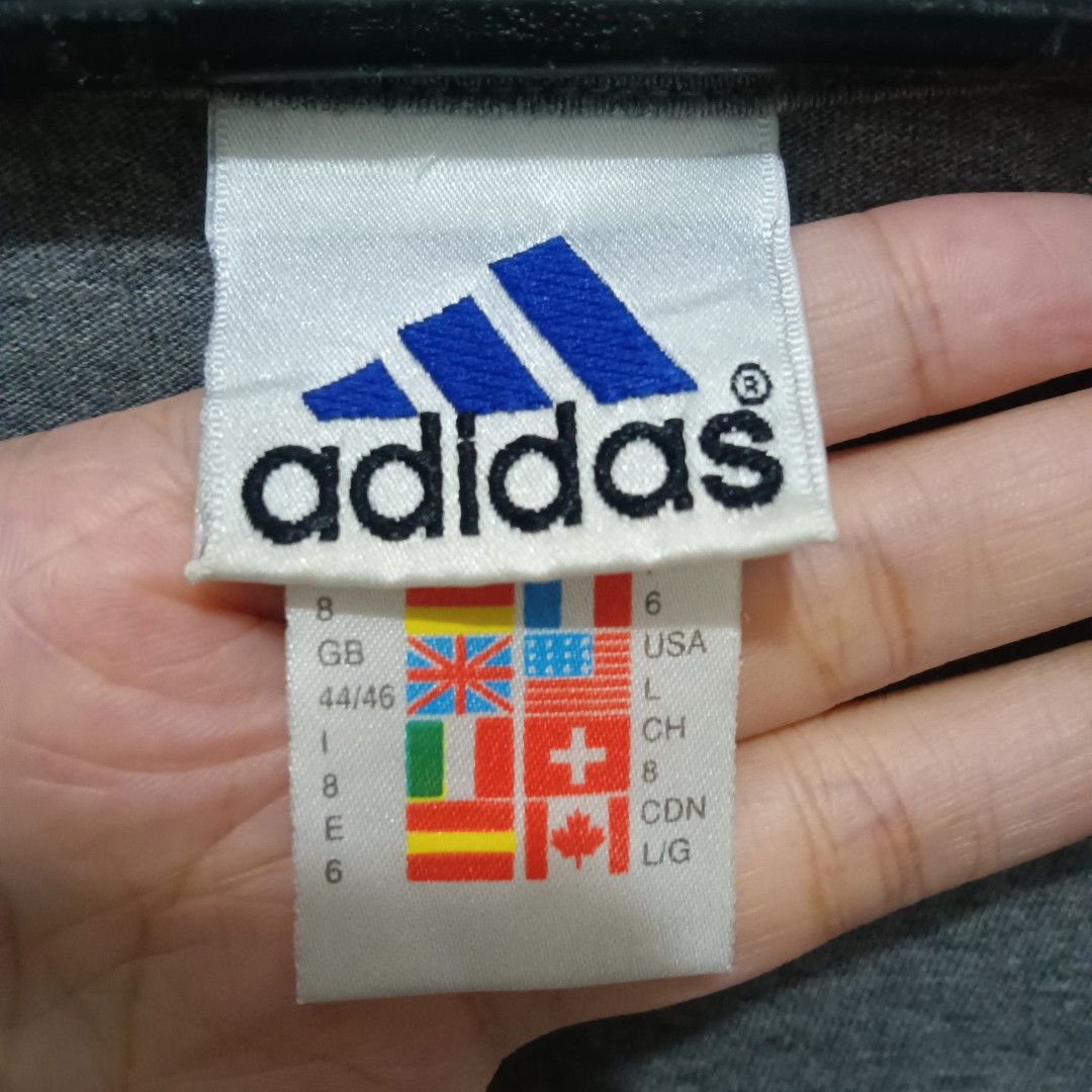 ADIDAS Vintage Shirt (Category: Tshirts & Polo Shirts ) located in Quezon City. Submitted by jaychingsss (Listing ID 1460205405, Image 2). Description: Adidas Vintage Shirt - 200 23x31 Complete Tags Color Rate: 9.5/10 No issue.