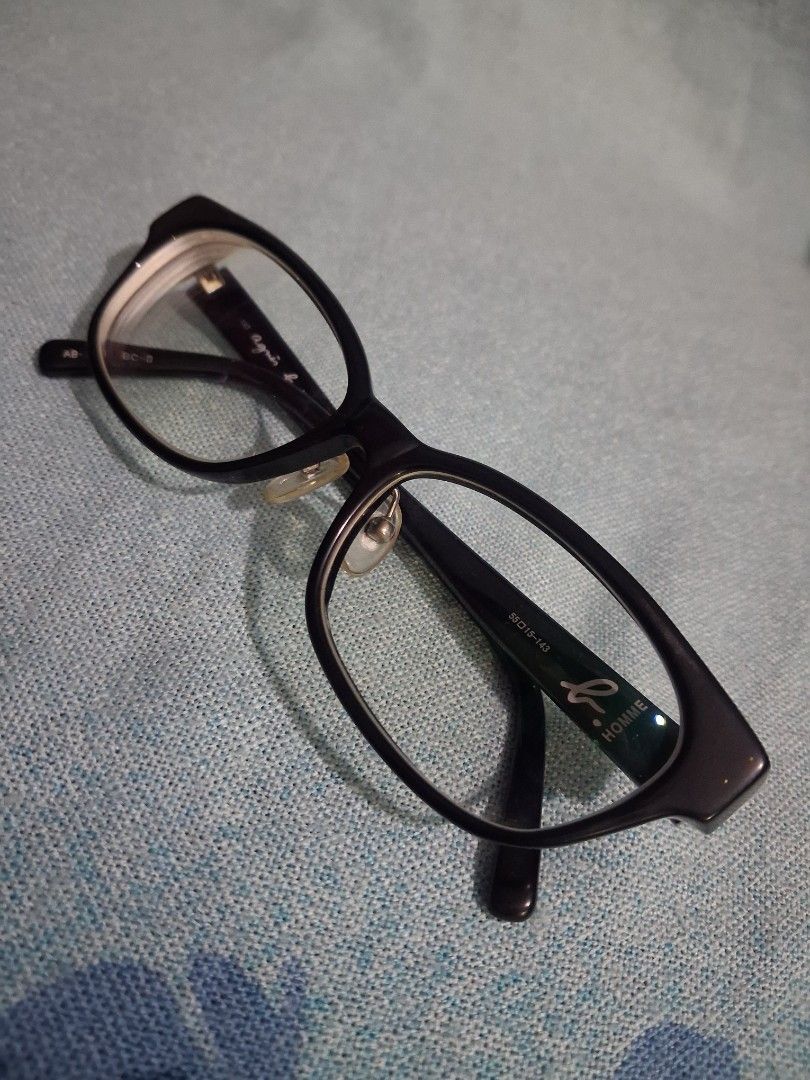 Agnes B AB 7011 BC-B Eyewear Graded Replaceable Lens (Category: Sunglasses & Eyewear) located in Mandaluyong City. Submitted by daddyjpanlilio24 (Listing ID 1460232766, Image 3). Description: P 550 FIX PRICE+SF Agnes b. AB 7011 BC-B Homme 55-15-143 Graded lens(replaceable) No issue No case Mandaluyong Shipping/Payment: Gcash/Maya JNT, payment 1st no COD Lalamove, payment upon rider pick up.