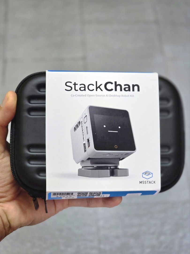 AI STACKCHAN FULL SET TOY OPEN SOURCE PROGRAMMING COMPUTING ASSISTANT CHATBOT (Category: Office & Business Technology) located in Singapore. Submitted by buyandsell2you (Listing ID 1460111299, Image 1). Description: STILL AVAILABLE! ONLY 1 STOCK LEFT! *Condition: Brand New! Comes with original box! *Paynow and cash transactions only. *Lowballer not entertained. *MIA buyers WILL be reported. (一手交钱，一手交货。).