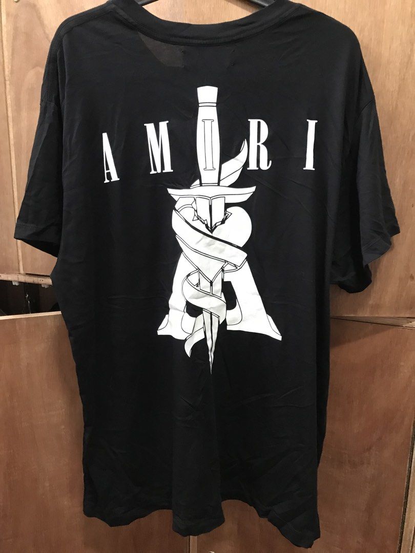 Amiri (Category: Tshirts & Polo Shirts ) located in Libona. Submitted by ooaakklleeyy (Listing ID 1460155788, Image 3). Description: Amiri dagger tshirt Excellent condition 23 x 28 Need wash Color rate 9.8/10.