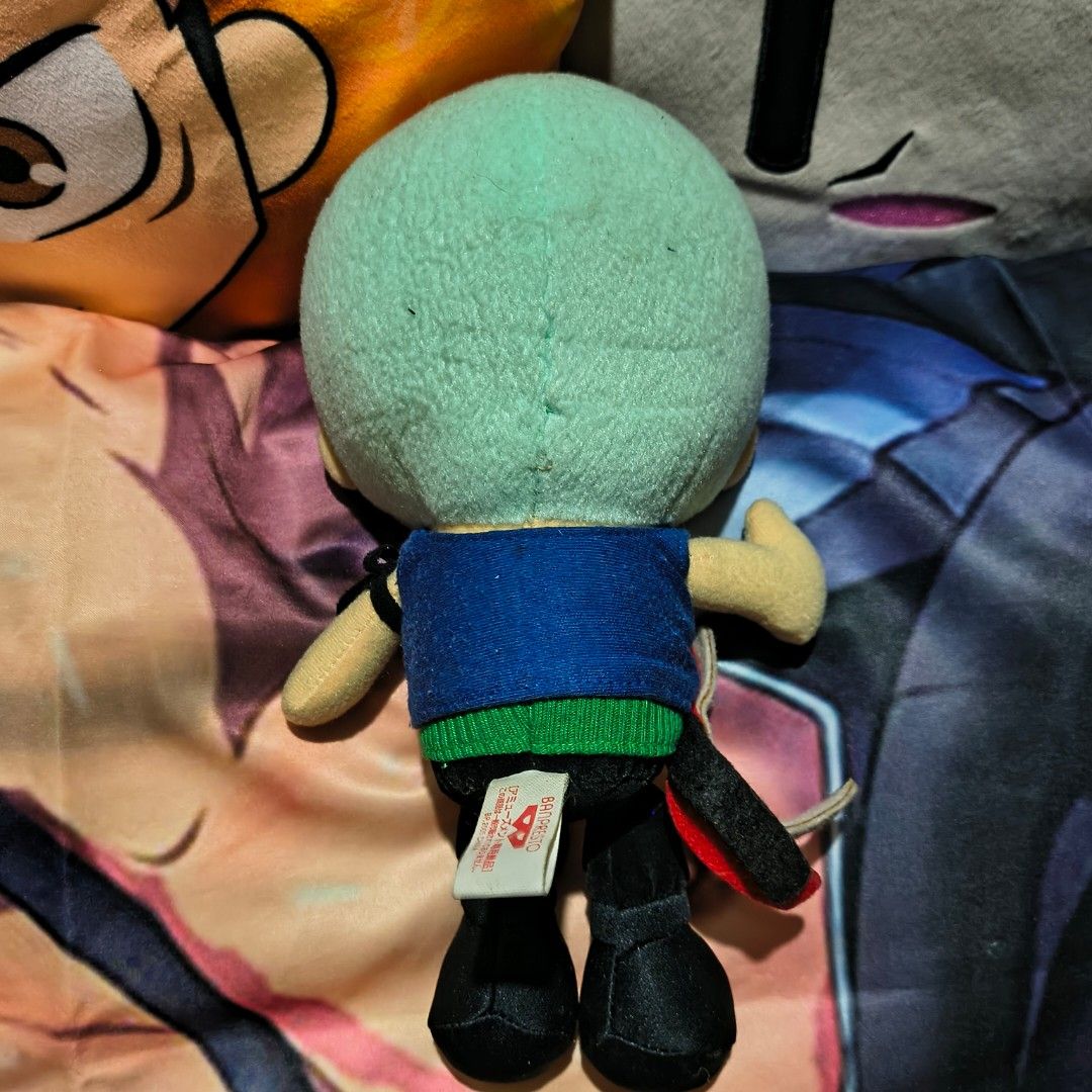 Anime Character Zoro plush vintage (Category: Plushies & Soft Toys) located in Manila. Submitted by blackstar027 (Listing ID 1460294645, Image 2). Description: As is. Please refer to the images for the actual item. MOP - gCash - BPI, UB, AUB, MariBank SAMEDAY DELIVER - any available MC courier service SCHEDULED DELIVERY - J&T, Flash Any shipping fee will be shouldered by the buyer.