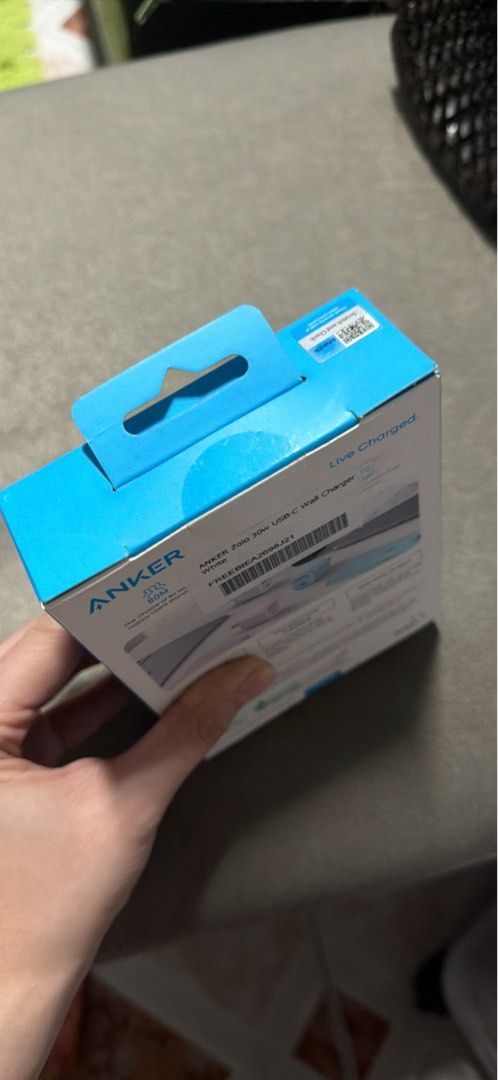 Anker Zolo Charger 30W (Category: Chargers & Cables) located in Paranaque City. Submitted by beetchrice (Listing ID 1460301998, Image 3). Description: Brand new and sealed charger adapter Loc for meet up: Paranaque / Las Pinas / BGC MOP : Bank transfer or Gcash MOD : Meet up / Lalamove / JNT.