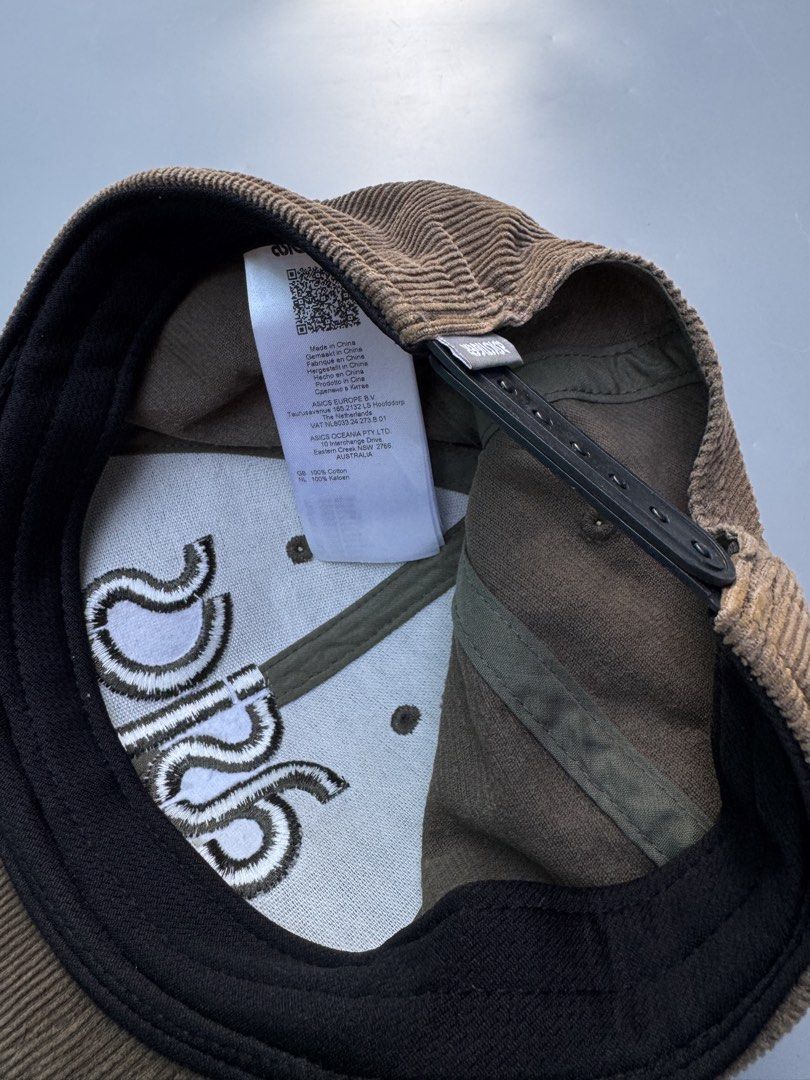 asics (Category: Caps & Hats) located in Las Pinas. Submitted by weryouat (Listing ID 1460106230, Image 3). Description: SALE📩 Asics Cap🚨🚨🚨 Snapback cords olive Excellent Condition Adjustable snap 600 MOP BPI/GCASH SHIP VIA J&T/Lalamove PAYMENTS FIRST POLICY LAS PINAS📍.