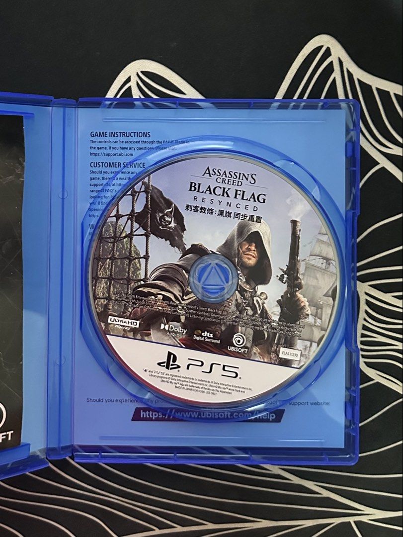 Assassin's Creed Black Flag Resynced (Category: PlayStation) located in Quezon City. Submitted by sethlar (Listing ID 1460233237, Image 3). Description: - Assassin's Creed Black Flag Resynced for PS5 - Region: Asia - Code Used.