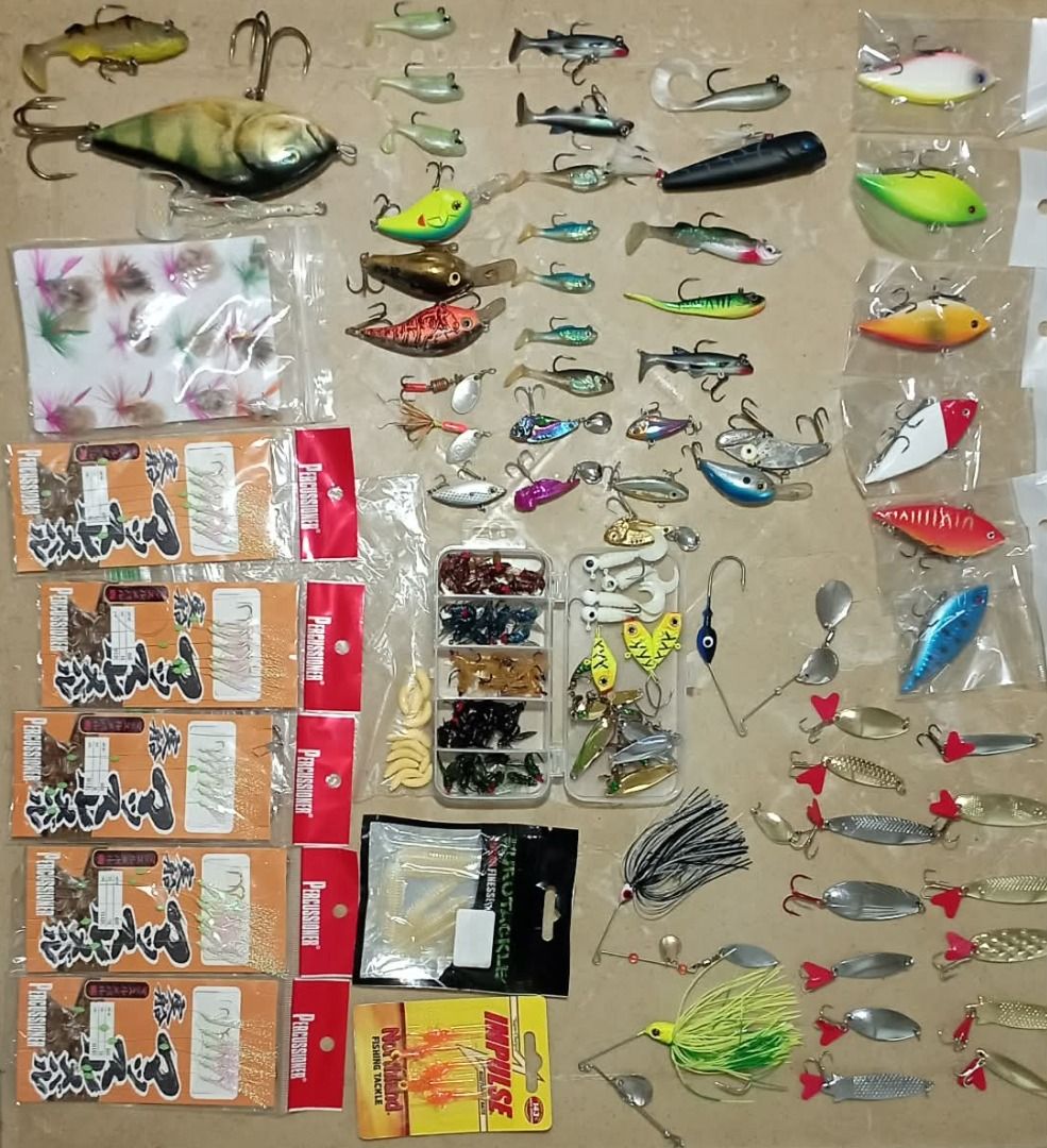 Assorted Fishing Lures, Baits, Floats, and Hooks (Category: Fishing) located in Binan City. Submitted by ollkorrect (Listing ID 1457264220, Image 3). Description: Bundle 1 – Soft Plastics & Worms 📌 Soft Plastic Baits Bundle – Big Bite, Zoom, YUM, Gulp, Kalin's & more (30+ pcs) Mixed lot of soft plastic worms, grubs, and creature baits — mostly still in original branded packaging (Big Bite Baits, Zoom, YUM, Berkley Gulp, Kalin's, SmartBaits, 13 F