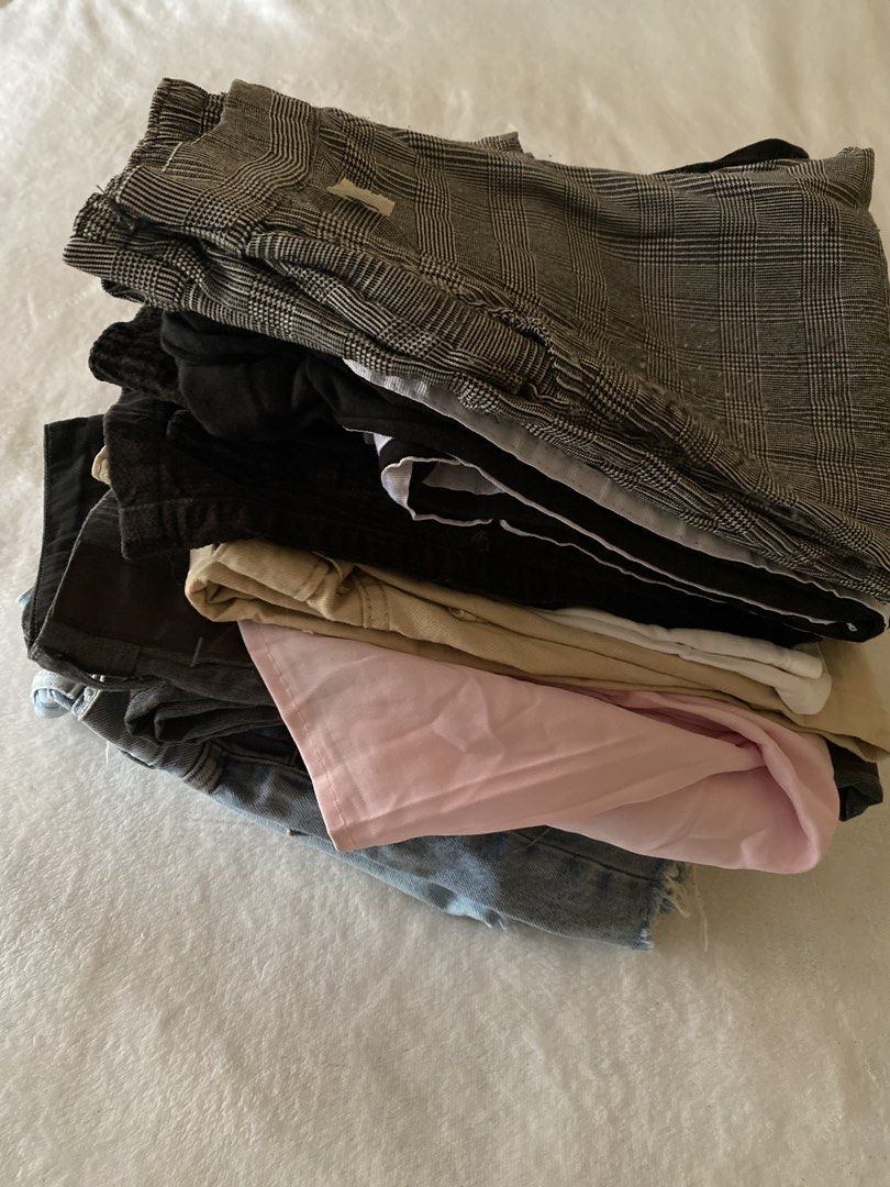 Assorted Pants, Skirts, Shorts Bundle - Various Styles and Colors (Category: Jeans) located in Batangas. Submitted by v.ukay (Listing ID 1460134534, Image 1). Description: price depends on the pieces you’ll be getting. message for discounts if you’re getting bulk!.