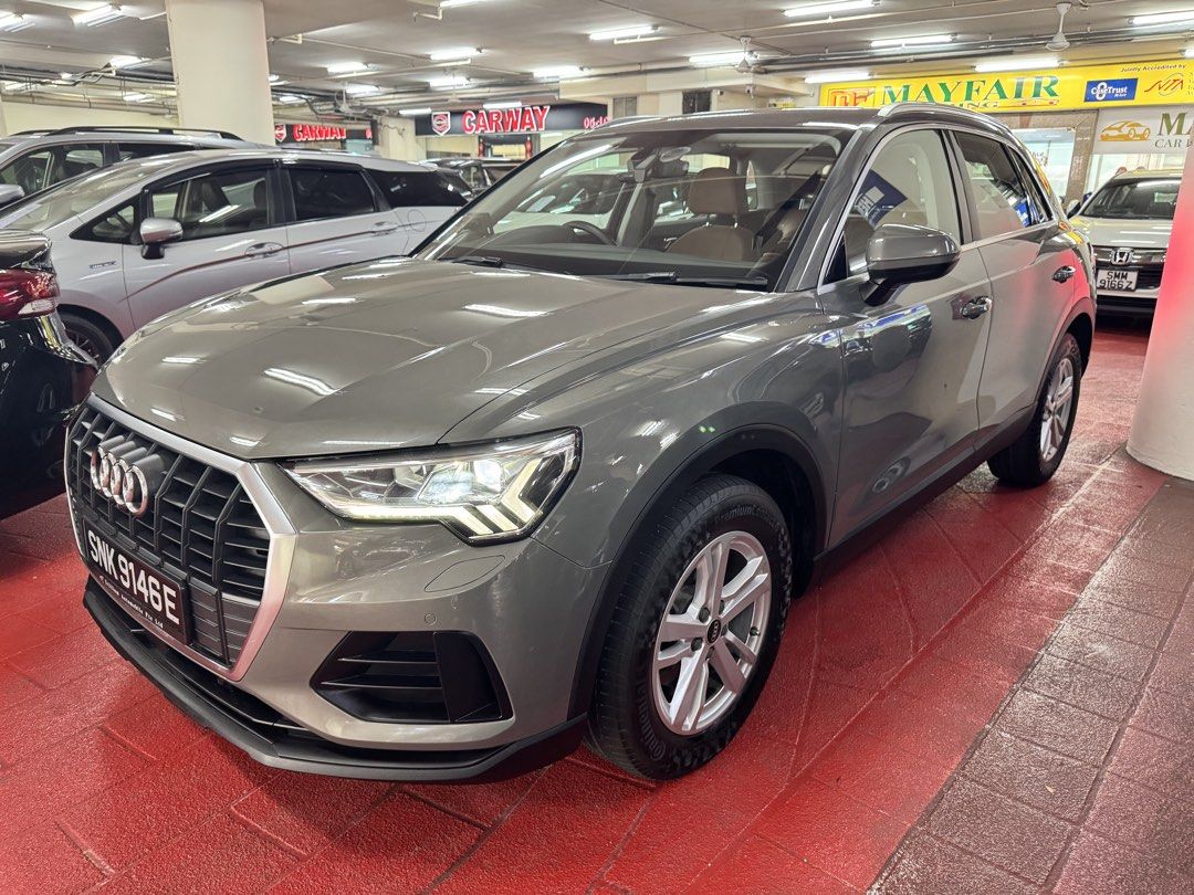 Audi Q3 1.4 TFSI S tronic (A) (Category: Used Cars) located in Singapore. Submitted by motoringmayfair (Listing ID 1460167580, Image 1). Description: Mint stock condition. 100% accident-free. Flexible loan options available. Complimentary servicing given upon purchase. Contact Wong at 9853six3six9 to enquire today. .