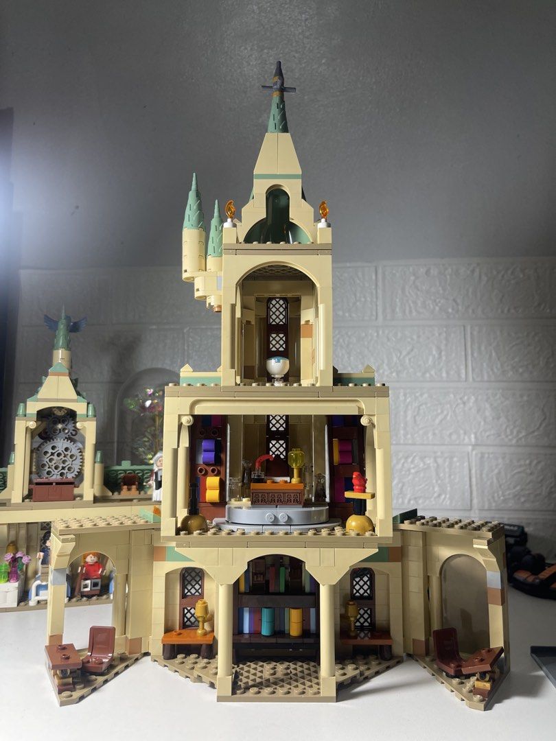 AUTHENTIC LEGO® HARRY POTTER HOGWARTS: DUMBLEDORE’S OFFICE (76402) (Category: Lego & Building Sets) located in Bauang. Submitted by doc_jay01 (Listing ID 1460189031, Image 3). Description: 95-97% COMPLETENESS BUILD ONLY CLEAN BUILT ONCE AND DISPLAYED NO BOX, INSTRUCTIONS, AND MINIFIGURES RETIRED SET RARE GREAT FOR COLLECTORS PRICE: 2,799 or BEST PRICE LOC: LA UNION J&T/LBC AT BUYER’S EXPENSE LBC COD AVAILABLE (DP 50%) PM FOR MORE DETAILS.
