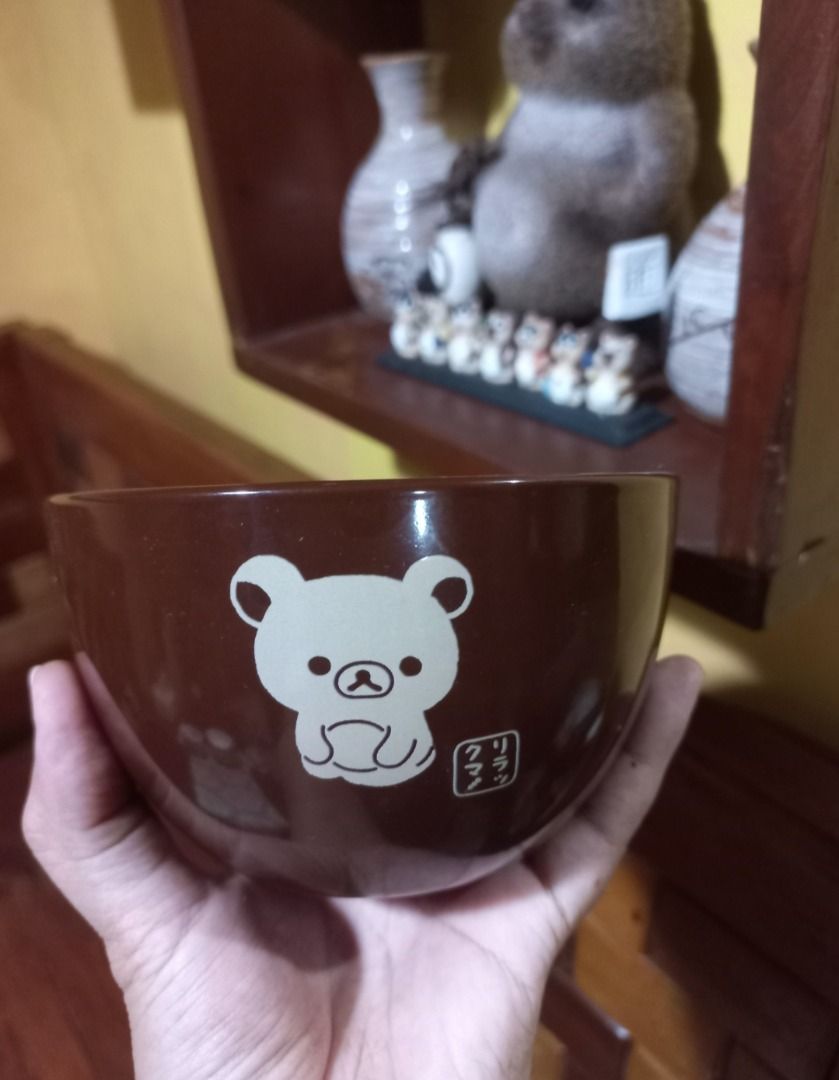 AUTHENTIC San-X Rilakkuma Ceramic Rice/Soup Bowl (Category: Dinnerware & Cutlery) located in Pugo. Submitted by mhylee_fang1989 (Listing ID 1460211357, Image 1). Description: .