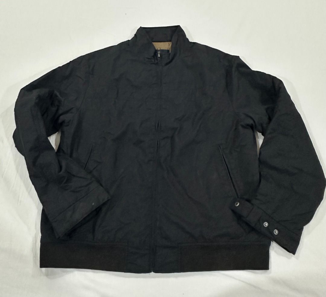 Autograph by Marks & Spencer Black Bomber Jacket (Category: Coats, Jackets and Outerwear) located in San Juan City. Submitted by looneyc (Listing ID 1460158308, Image 1). Description: Marks & Spencer Autograph Jacket - Black bomber jacket from Autograph by Marks & Spencer - Zip-up front with a collared neckline - Two front pockets - Button details on the cuffs - Lined interior - Ideal for layering Color : Black Size Large WYSIWYG. ***ITEM IS AVAI