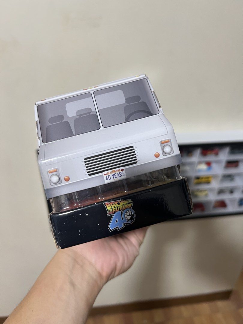 Back to the Future 40 Years Time Machine Die-Cast (Category: Vehicle & Diecast Models) located in Mandaluyong City. Submitted by yodad (Listing ID 1460286086, Image 2). Description: - Dr. Emmett Brown's Time Machine die-cast model - 40 Years Edition - Features 'DR. E. BROWN ENTERPRISES' on the side - Perfect for collectors - Comes in original packaging.