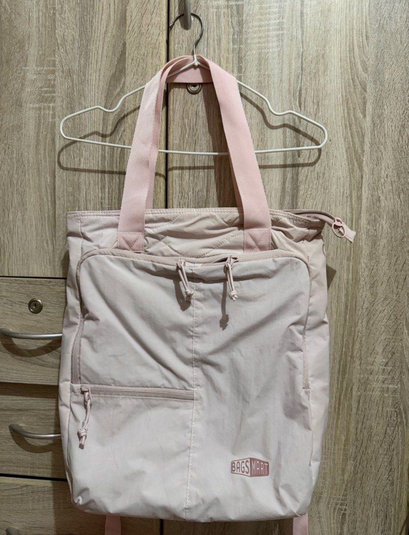 Bagsmart 2in1 Tote/Back bag (Category: Tote Bags) located in Rizal. Submitted by maemaedegu83659 (Listing ID 1460161807, Image 2). Description: Good as new. Used 3-4x only. .