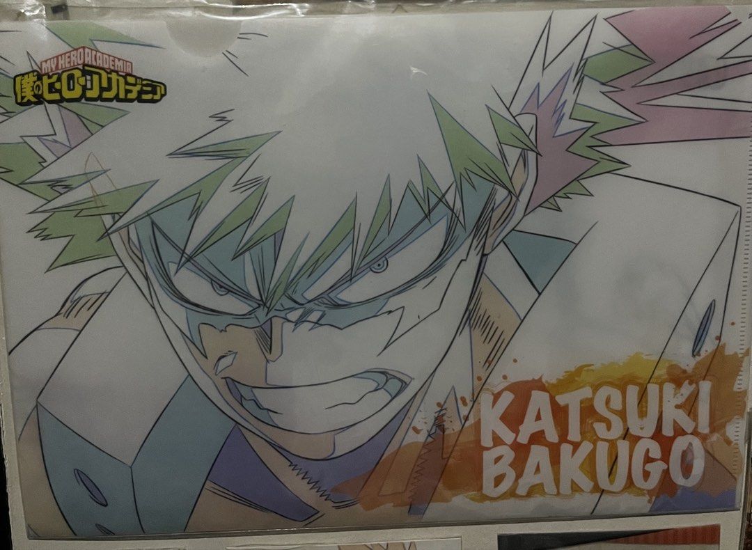 bakugo clear folder (Category: Stationery & School Supplies) located in Cavite. Submitted by akigou14 (Listing ID 1460165794, Image 3). Description: bakugo clear folder P100.00 each can sell per bundle.