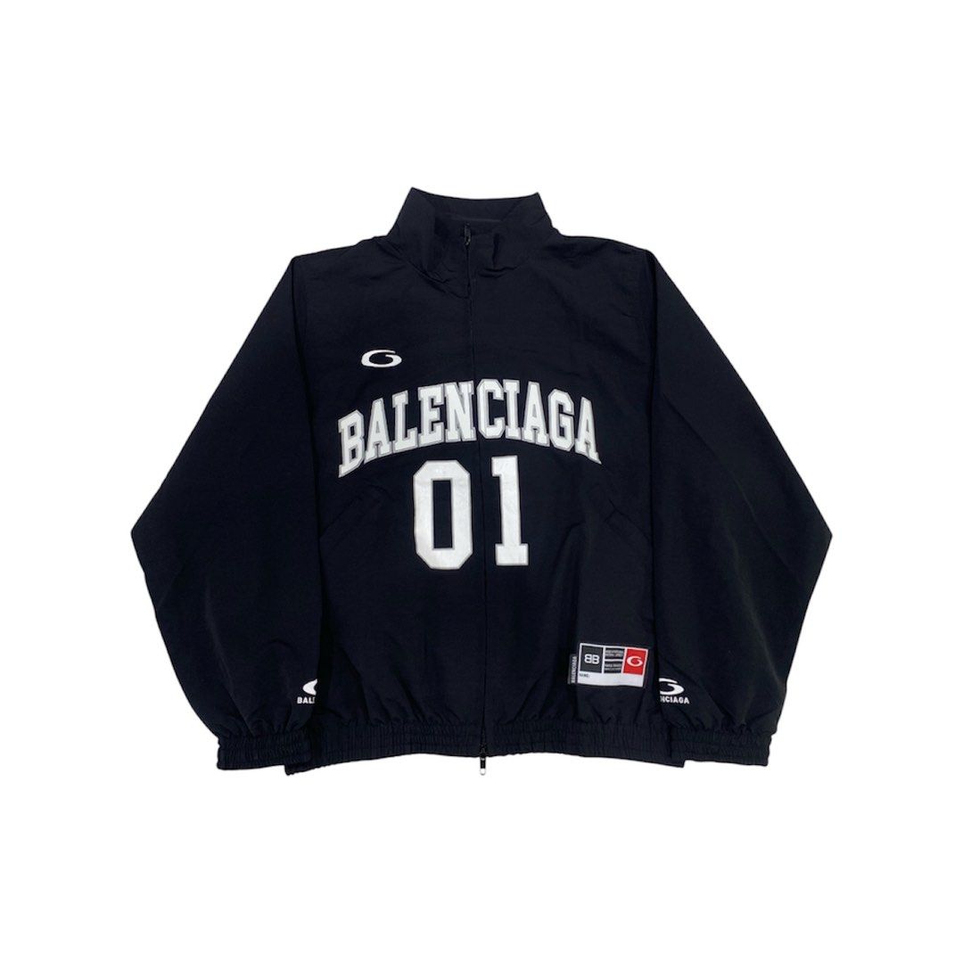 BALENCIAGA WINDBREAKER JACKET (Category: Coats, Jackets and Outerwear) located in Caloocan City. Submitted by alexahvaldez (Listing ID 1460141052, Image 1). Description: SLIGHTLY NEGO FOR SURE BUYER 27 / 27 LIKE NEW CONDITION NO ISSUE.