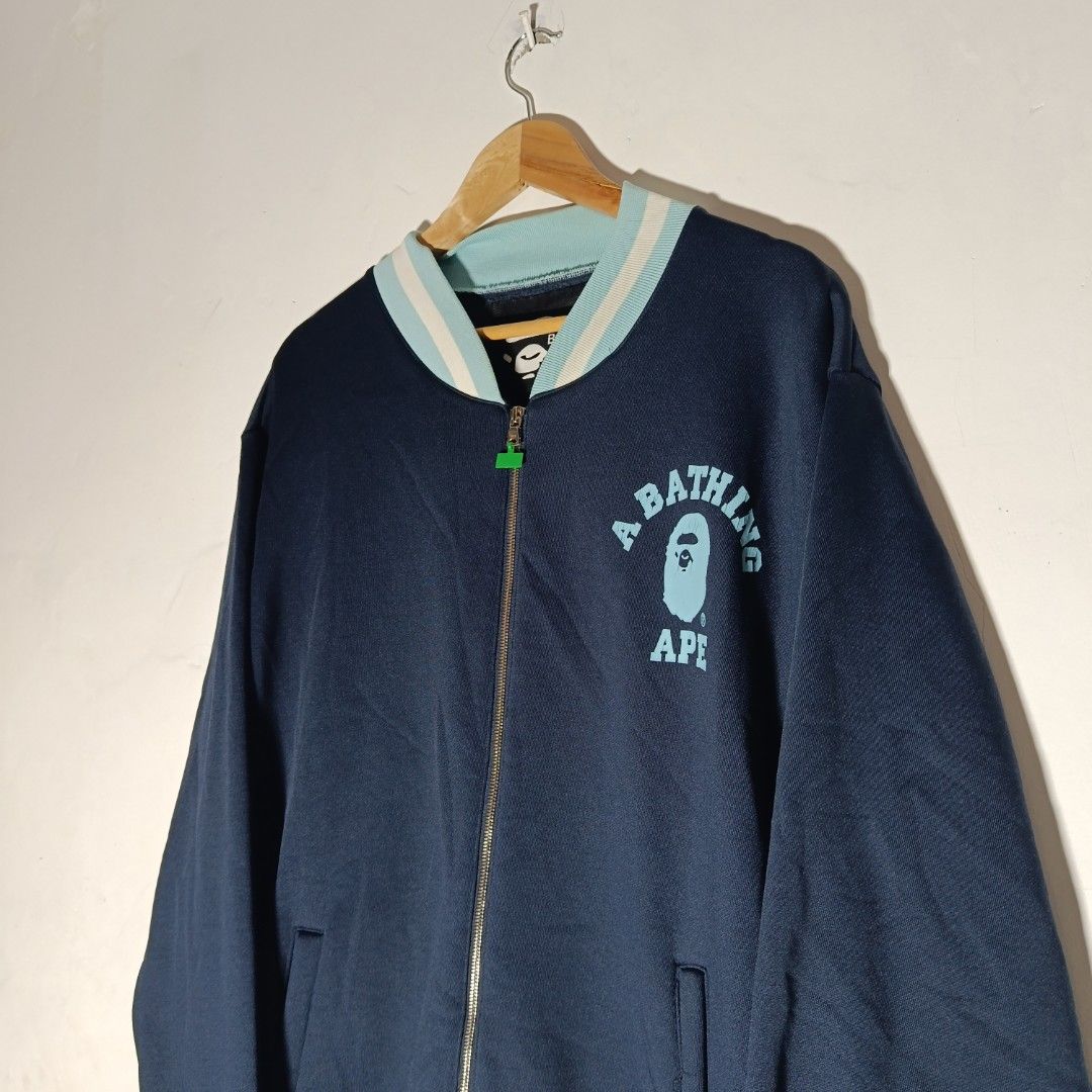 Bape OG Track Varsity Jacket mens (Category: Coats, Jackets and Outerwear) located in Manila. Submitted by goodsrags (Listing ID 1460280111, Image 2). Description: What you see is what you get 30L/25W.