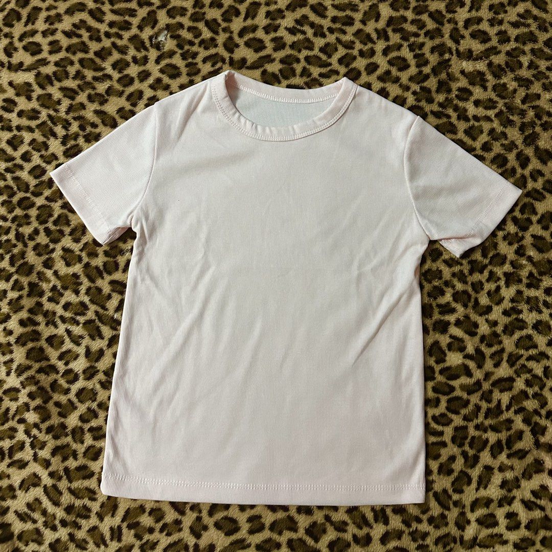 Basic Cotton Knitted Stretchable Top P (Category: Shirts) located in Angeles City. Submitted by lumiho.ph (Listing ID 1460152280, Image 1). Description: 🌷Pastel Pink Basic Cotton Knitted Stretchable Top P150 ONLY! Size: Freesize from S to L Length: 20 inches Bust: 30-36 inches.