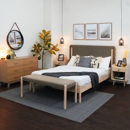 Bed Frame Whitewash Double Bed (Category: Bed Frames & Mattresses) located in Manila. Submitted by elalai (Listing ID 1460189128, Image 1). Description: FOR SALE | Whitewash Wood Bed Frame 🤍 ₱8,000 negotiable Letting go of this beautiful whitewash wood bed frame, purchased in July 2025. Still sturdy, timeless, and very much usable, perfect for a clean, cozy, neutral bedroom aesthetic. ✨ Details: • Whitewash wood finish • Purchased July 2025 • Do