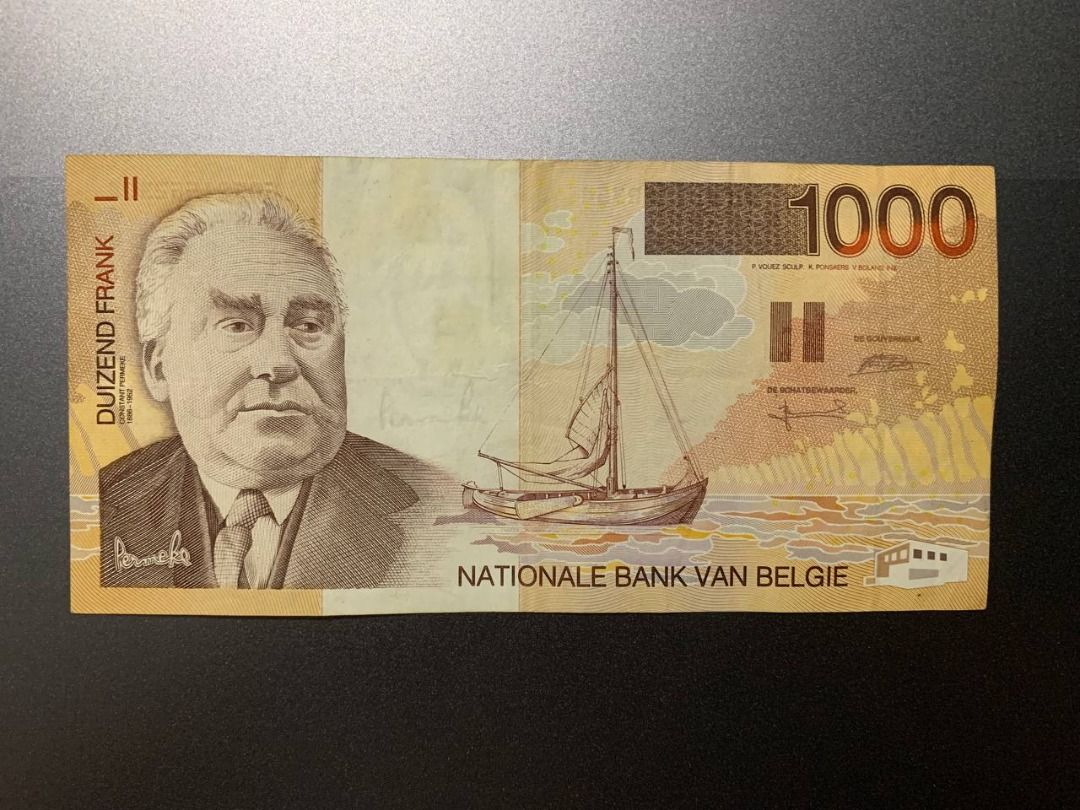 Belgium 1000 Francs Banknote (Category: Currency) located in Indang. Submitted by vykolektor (Listing ID 1460196061, Image 1). Description: Belgium 1000 francs Condition in photos.