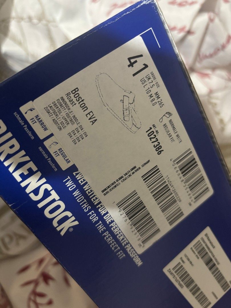 Birkenstock Boston EVA (Category: Slippers & Slides) located in Catarman. Submitted by datbiggirl (Listing ID 1460203844, Image 2). Description: Size: 41 / UK 7.5 / US 8 / 265mm REGULAR FIT Color: Roast.