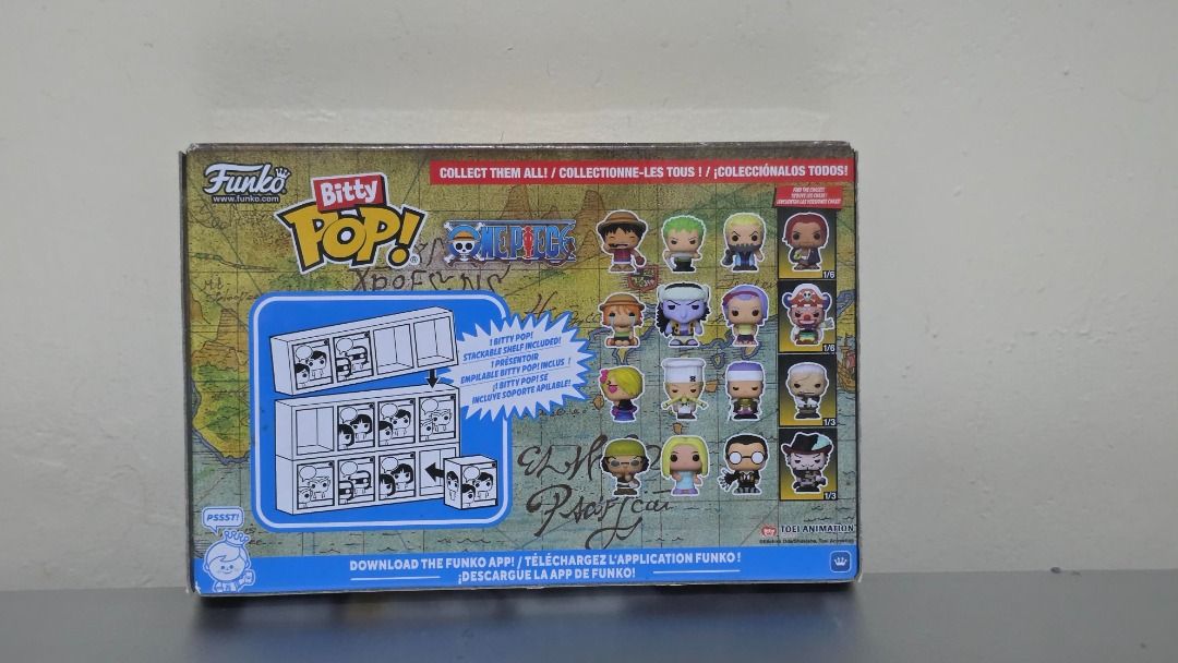 Bitty Pop! One Piece 4-Pack Series 1 (Category: Designer & Blind Box Toys) located in Quezon City. Submitted by deffjefft (Listing ID 1460242015, Image 2). Description: Bitty Pop! One Piece 4-Pack Series 1 Brand New Sealed Way below SRP (SRP can be seen on the first photo) Location: Quezon City Can do meet-up and delivery Meet-up: Makati (Greenbelt, Glorietta, SM Makati) every Wednesday and Thursday only Quezon City (Puregold Commonwealth) every 
