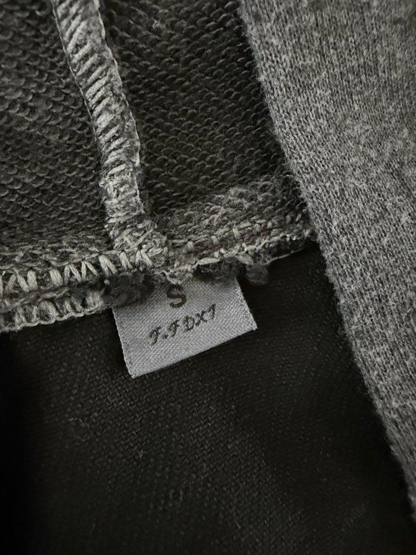 Black Denim Jacket with Grey Hoodie (Category: Coats, Jackets and Outerwear) located in Quezon City. Submitted by snoopiii (Listing ID 1460178816, Image 3). Description: RFS: Decluttering.