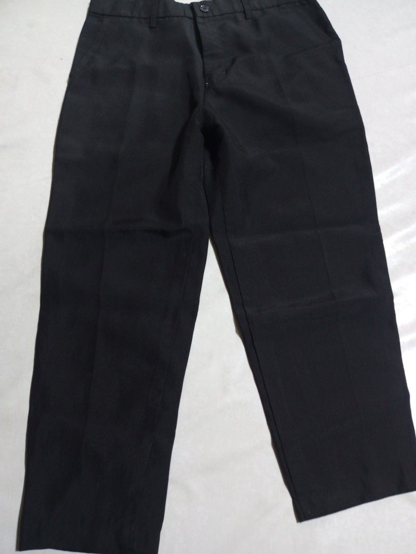Black Dress Pants (Category: Other Bottoms) located in Malolos. Submitted by radapostol (Listing ID 1460163596, Image 2). Description: - Classic black dress pants - Straight leg cut - Button and zip closure at the front - Two side pockets - Versatile for work or smart casual events.